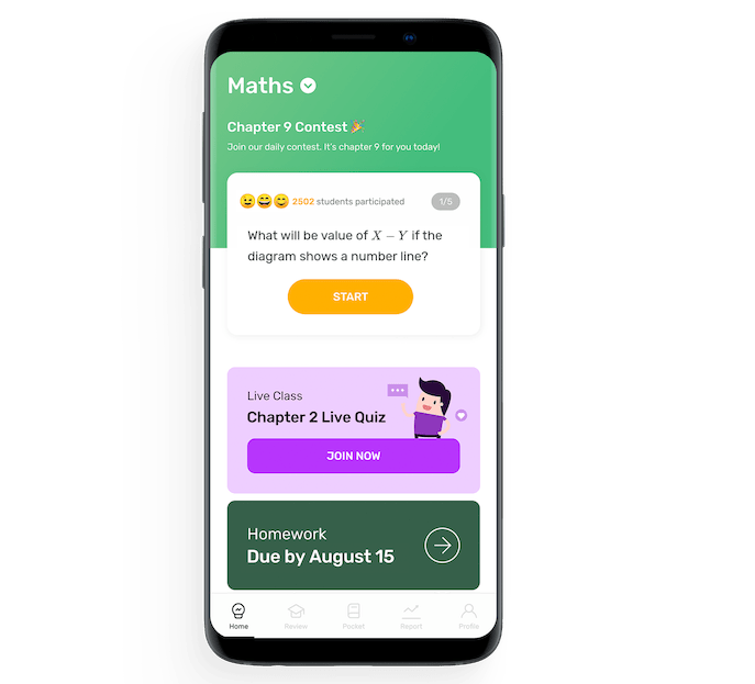 Class Saathi Live Quiz and Homework