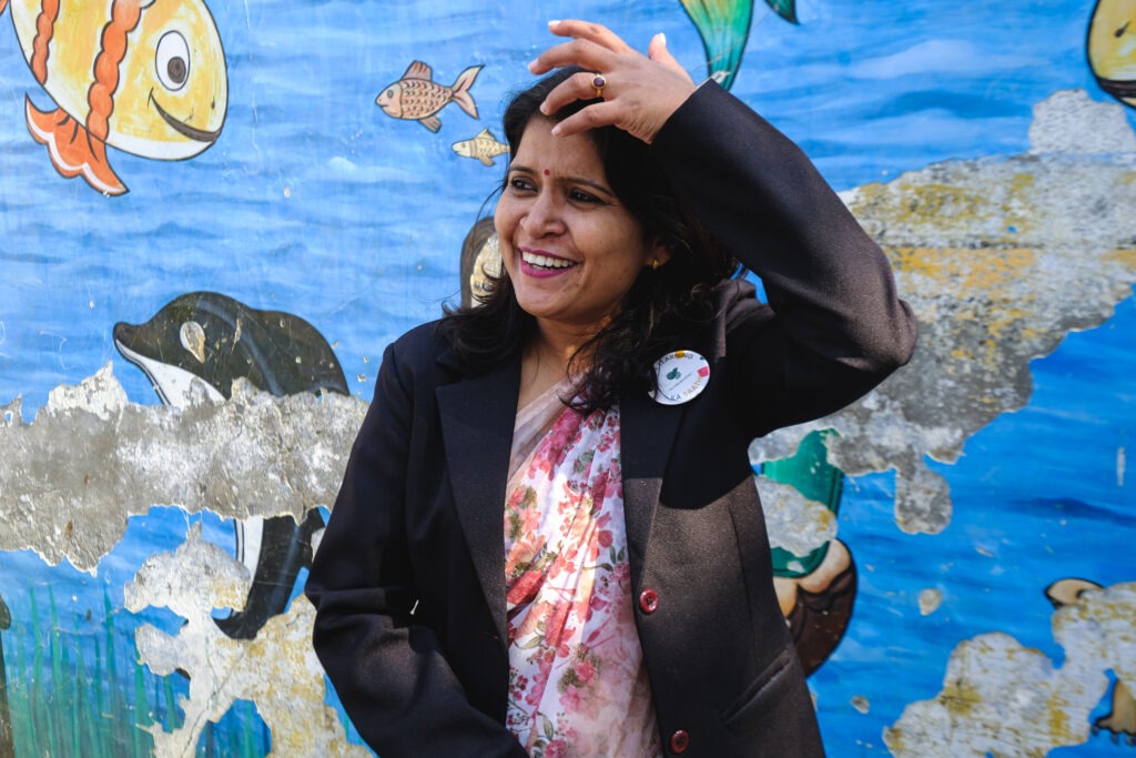 Samiksha Singh, Teacher in composite school in Gautam Budh Nagar, Noida