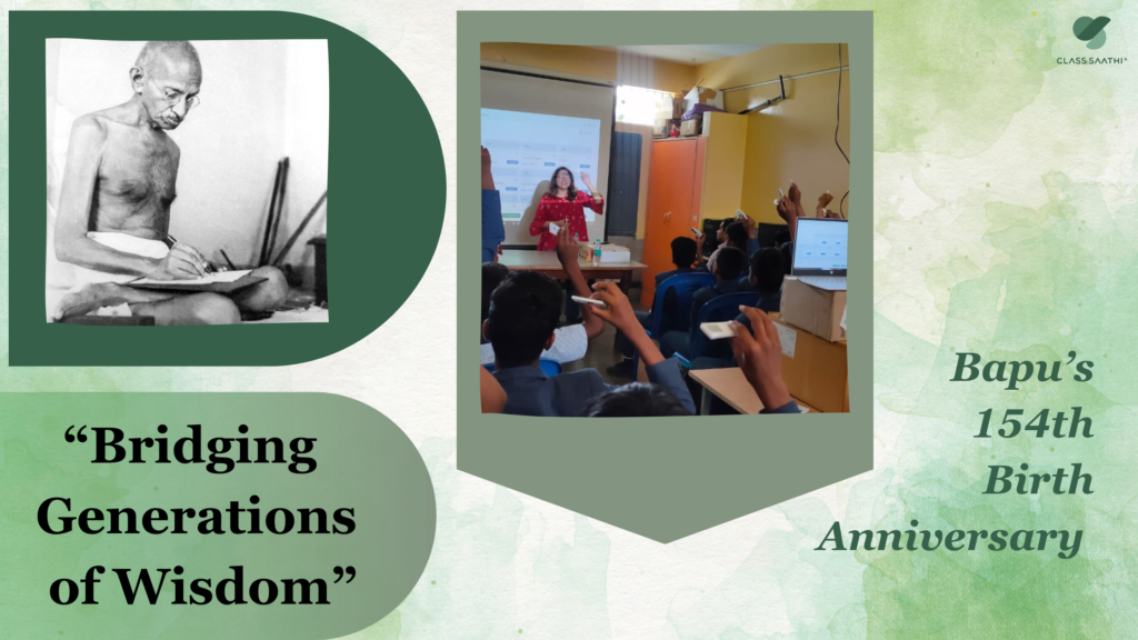 Class Saathi celebrates Gandhi Jayanti
