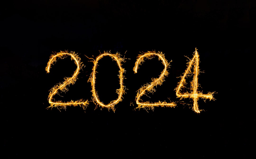 2024 written by sparklers, new year